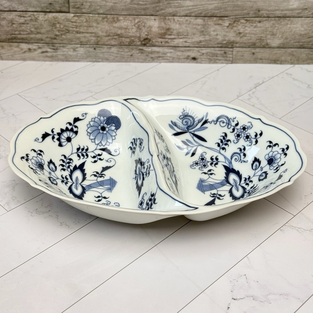 Blue Danube Blue Onion Tea Coffee Cups, Creamer And Vegetable Plate Lot Japan - Picture 3 of 9